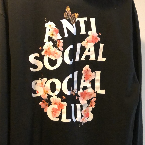 assc flower hoodie